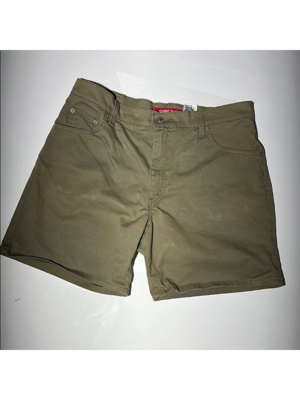 Women's Denim-Style Bermuda Shorts - Picture 2 of 2